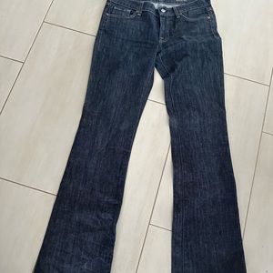 7 for all Mankind low rise bootcut jeans